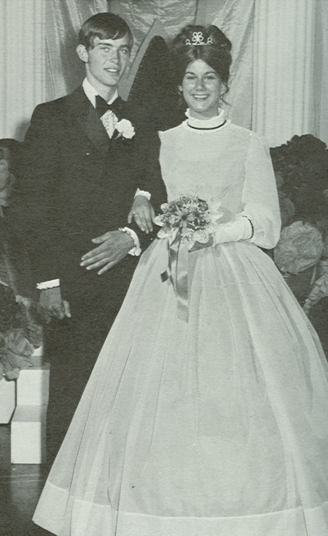 Princess Gayle Marcus escorted  by Chuck McKie 